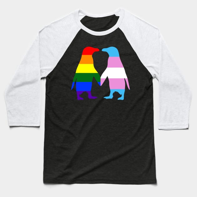 LGBT Gift Baseball T-Shirt by lostbearstudios